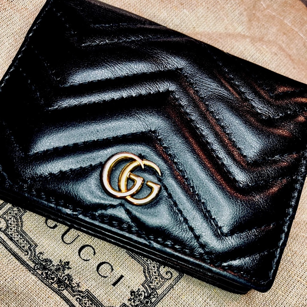 Gucci GG Marmont Card Case Wallet